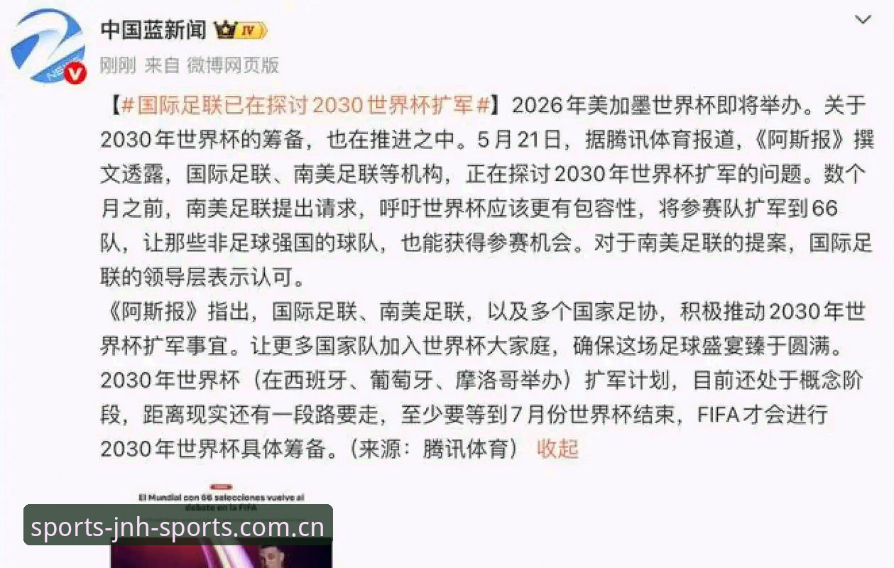 世界杯扩军至66队计划详解：中国男足的绝佳机遇与全球足球格局变革